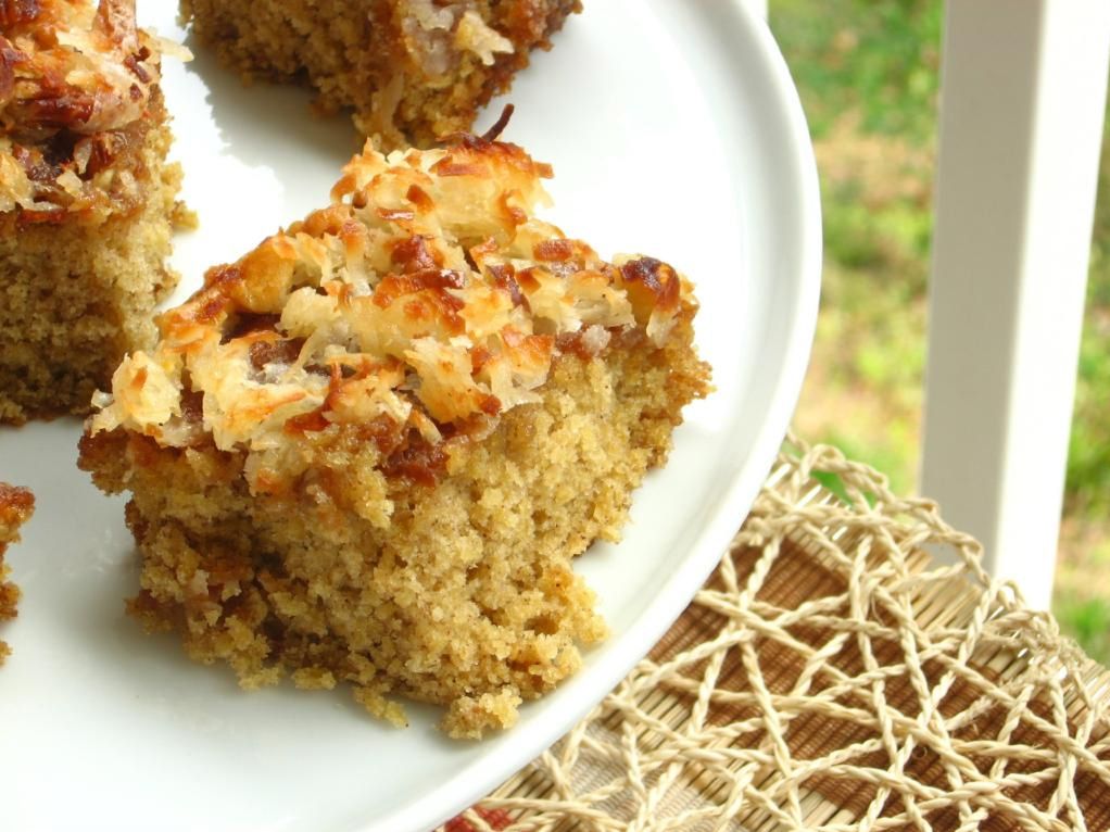 Oatmeal Cake with Broiled Icing Willow Bird Baking